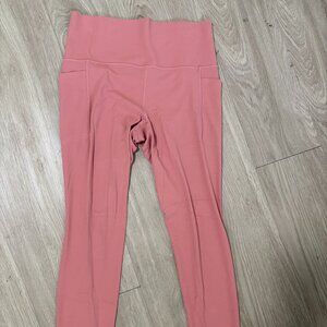 Athleta Salutation Stash High Rise Legging, Natural Rose